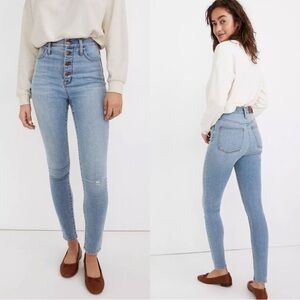 NWT Madewell 11” High Rise Roadtripper Jeans Size 25